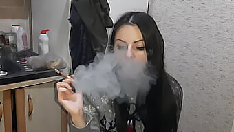 Cum-Hungry Girlfriend Enjoys Watching And Smoking While I Have Sex With Another Girl - Lesbian Illusion Girls