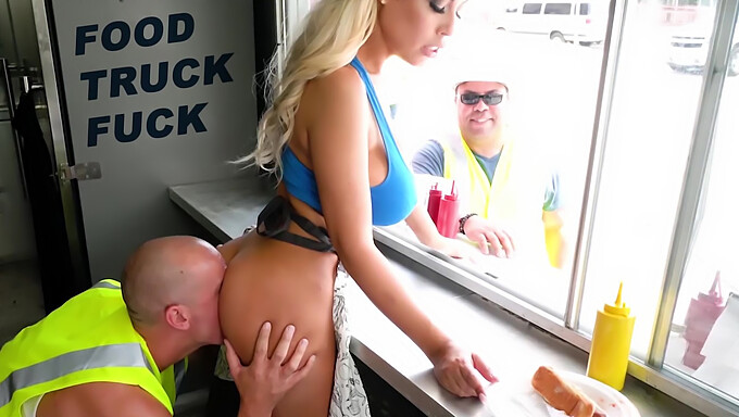 Blonde Bombshell Bridgette B Gives A Mind-Blowing Blowjob In This Steamy Video