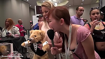 Ασιατική Έφηβη Camgirl Britney Amber Και Teddylovebear Στην Avn Adult Entertainment Expo