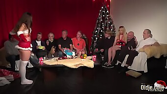 Young And Old Come Together For Hardcore Christmas Orgy