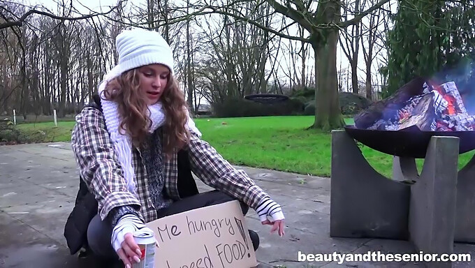 Teenage Hustler Has Sex With Homeless Man For Money In The Park