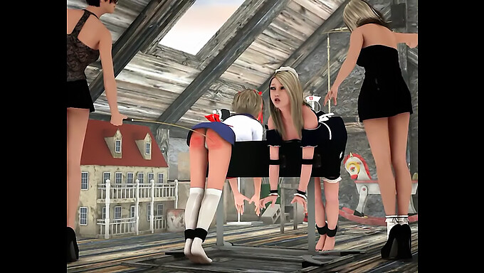 Spanking-Video Mit Enttäuschten Teilnehmern Auf Spankred3d.Com